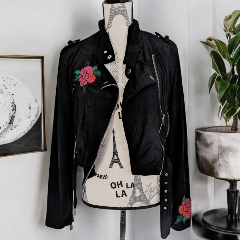Hot Topic roses jacket